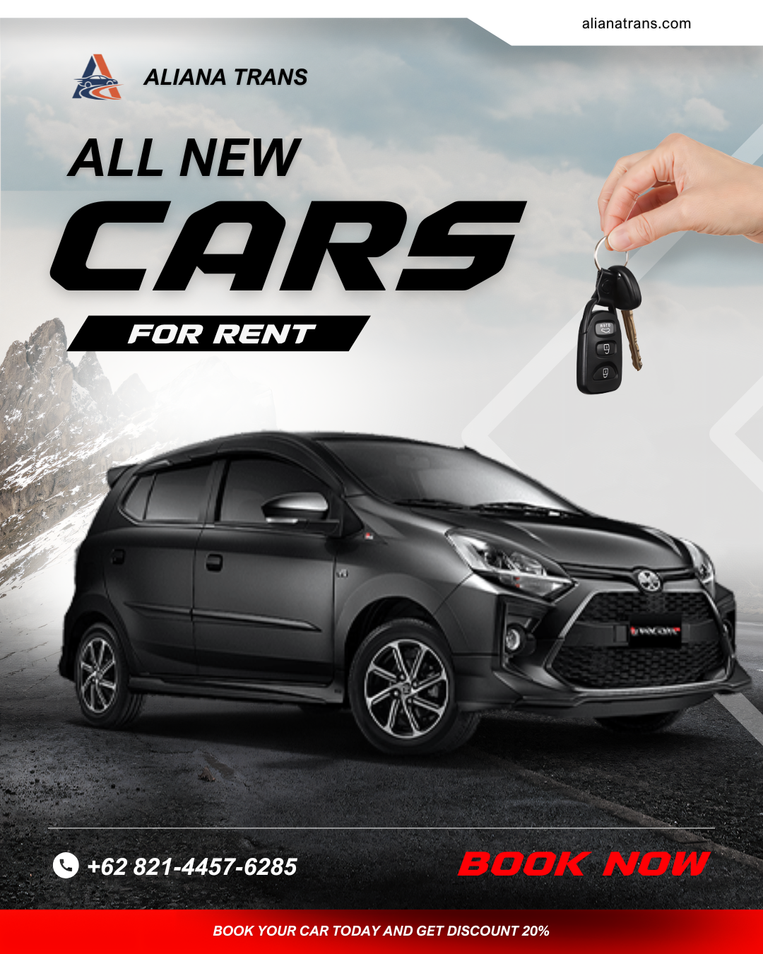 Toyota Agya compact car