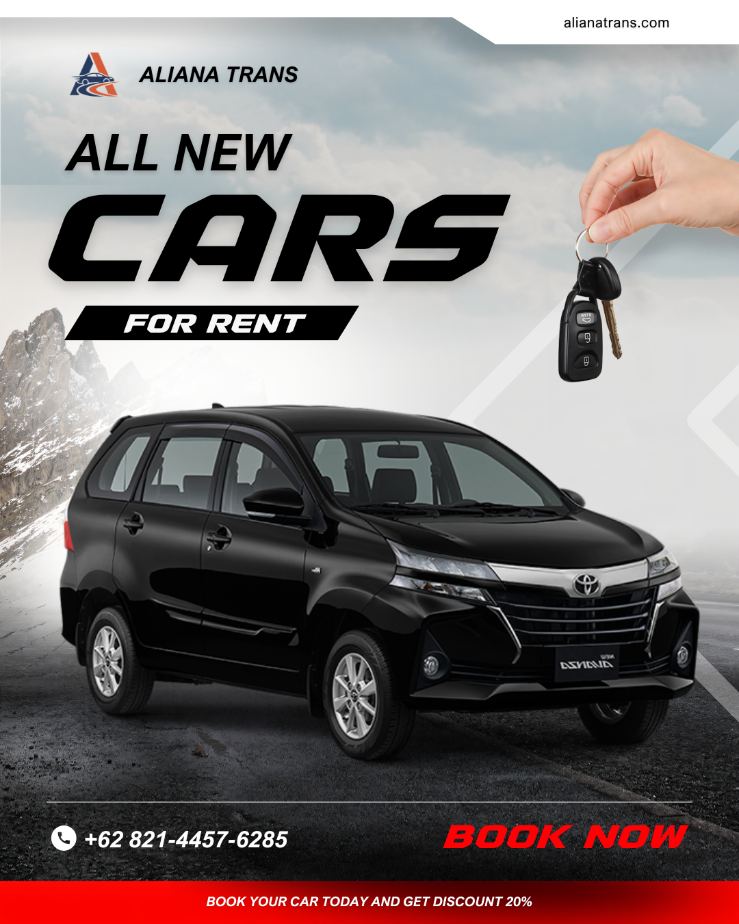Toyota Avanza rental car
