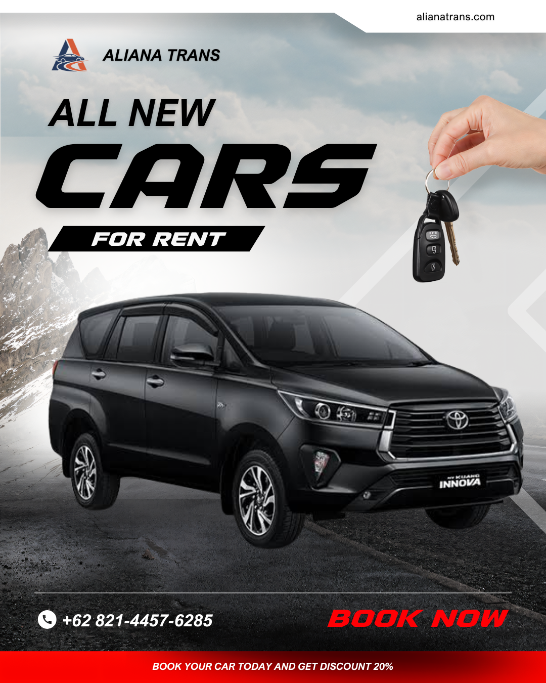 Toyota Innova Reborn parked