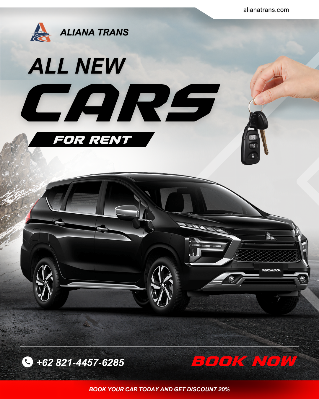 Mitsubishi Xpander parked